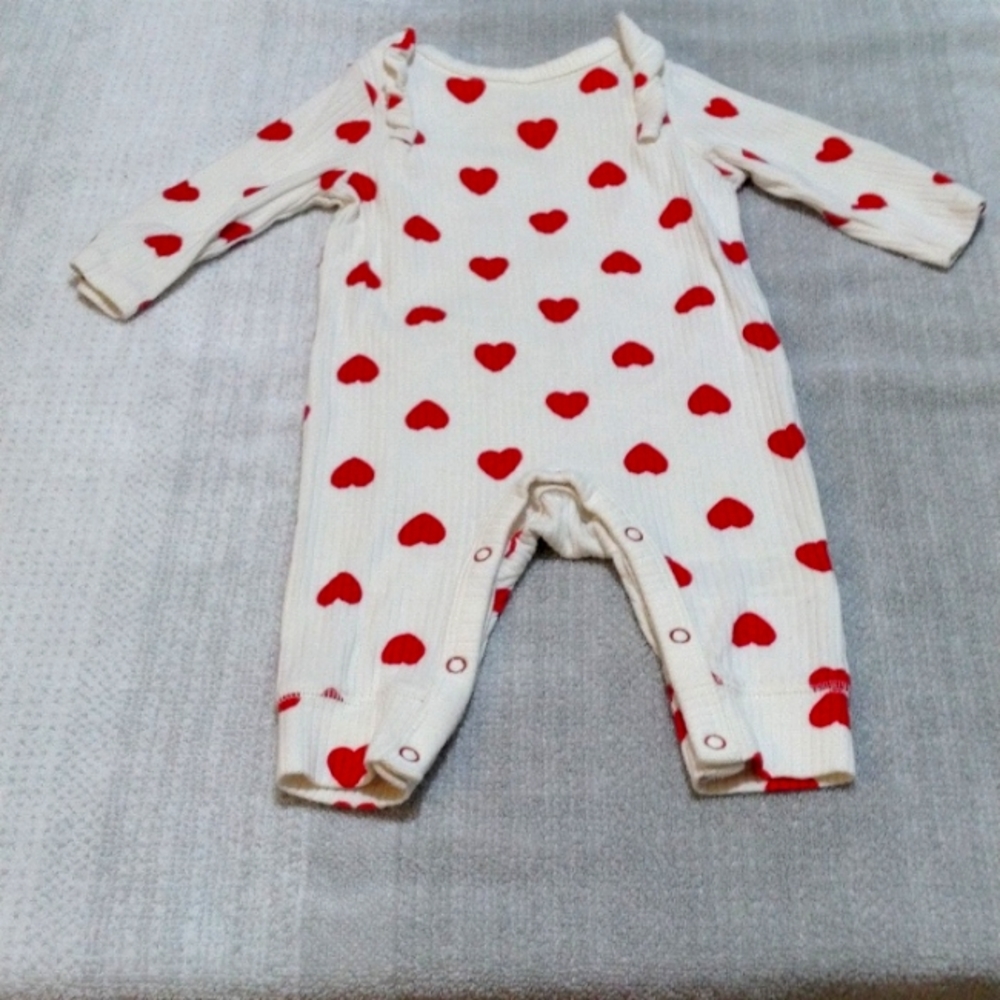 Long sleeve one piece 0-3 mo